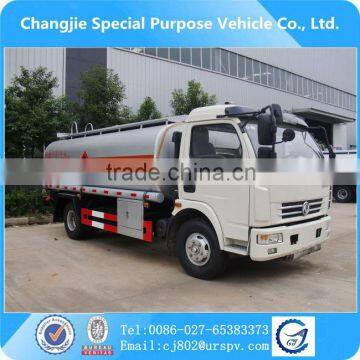 2 axles mini oil truck oil transport truck 5-6cbm mini oil fuel tanker truck