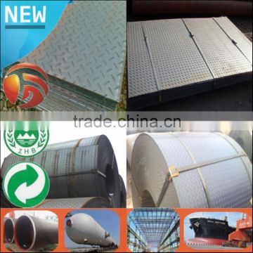 Checker Checkered steel plate 14mm thick carbon chequered tear drop steel plate St37 mild steel plate