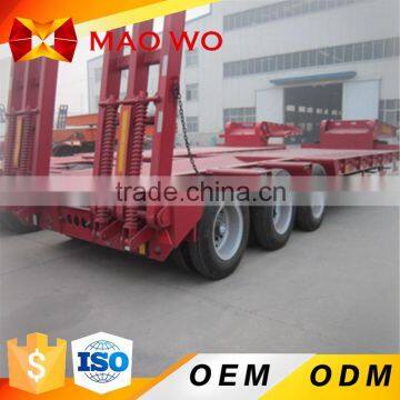 ODM Factory Solar Light Tower Leaf Spring 3 Axle Flatbed Semi Trailer in African photo-4