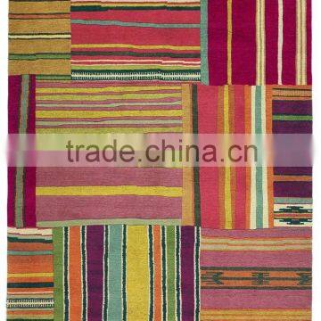 Artistical hand tufted rug for apartment, house decoration, balcony