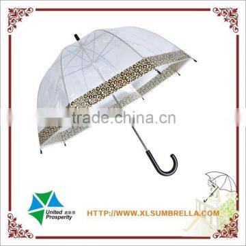 China supplier custom fashion transparent umbrella