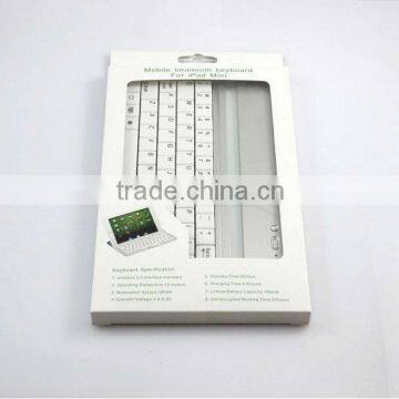 Mobile Bluetooth Keyboard Aluminium Case for iPad mini