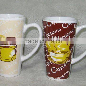 Ceramic V-shape mug