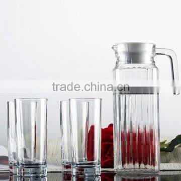 5pcs 7pcs Water Drinking Clear Glass Drinking Set photo-2