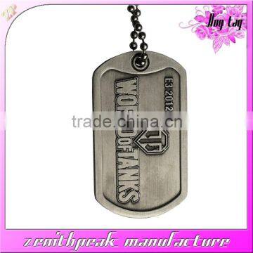 2016 custom dog tag/metal dog tag/plating dog tag