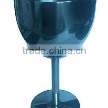 stainless steel wine glass