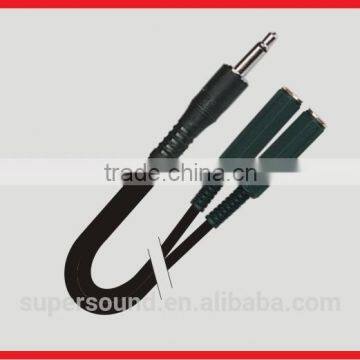 Mouled 3.5mm mini JACK male to female audio cable