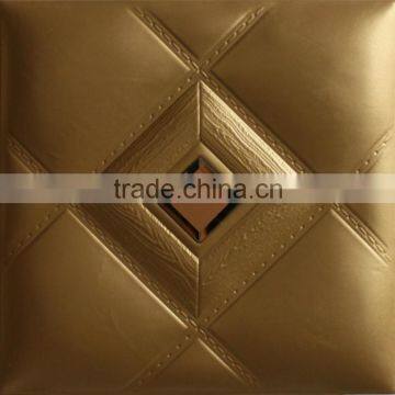 TV Wall in the Sitting Room Sofa Stereoscopic Image Wall Background Wall Leather Carving Art ou Shi to Decorate Material Soft pa photo-2