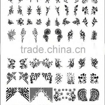 ladybird nail art tool fashion modern girl nail art stamping plates