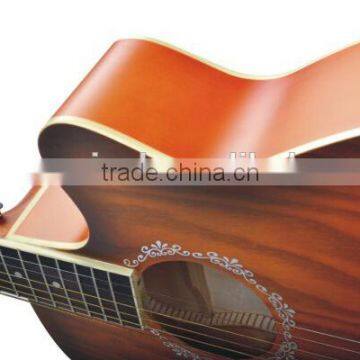 39inch China Cutaway Acoustic Guitar photo-3