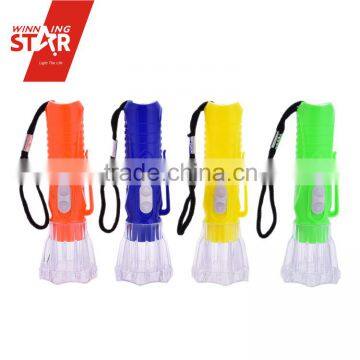 Promotional 1 LED White Light Keychain Flashlight with Nasal Button