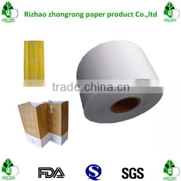 cleaning bag/sickness bag/waste bag raw material polythene laminated paper