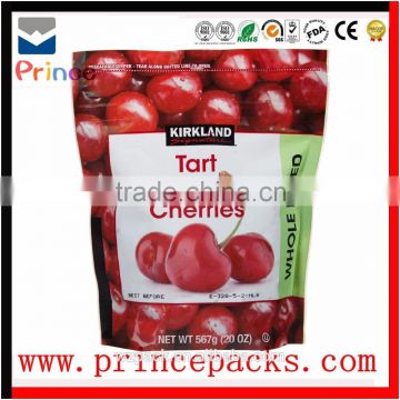 Nuts Resealable Zip Lock Packaging Bags , Gravure Printing Food Packaging Pouches