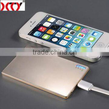 From Shenzhen factory 1500mAh or 2000mAh power bank as best Christmas gift slim power bank