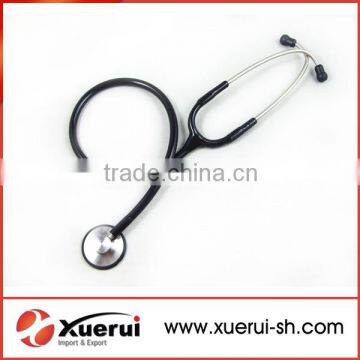 Stainless steel single head medical stethoscope, FDA approved