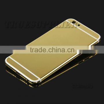 high quality back cover for iphone6 plus gold plated 24ct