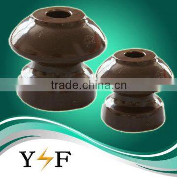 Factory outlets!!!Brown/white color electrical porcelain insulator