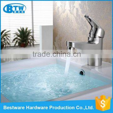 OEM&ODM design S/S 304 single hole single handle water tap basin faucet mixer