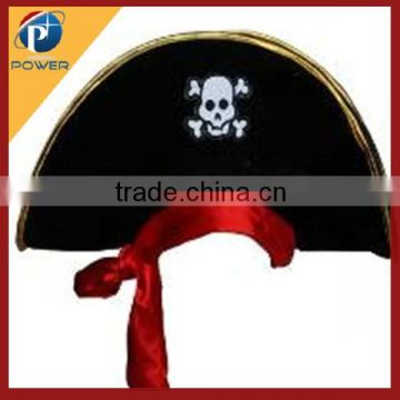 2015 yiwu factory custom made party hat, pirate hat, halloween hat