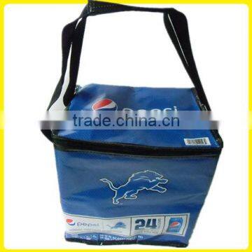 Pepsi Leak Proof PVC Lining Insulated Trunk Cooler Bag 12 Cans Pk Insulated Foil Lining Cooler Bag