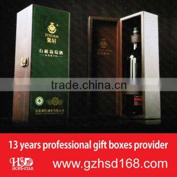 Wholesale Luxury Matte Wine Box Wine Bottle Packaging Box Custom Logo Printed Paper Cardboard Packaging Box for Wine Bottle photo-5