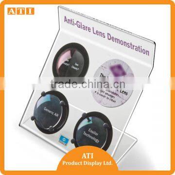 Hongkong New Design freestanding acrylic optical lens display