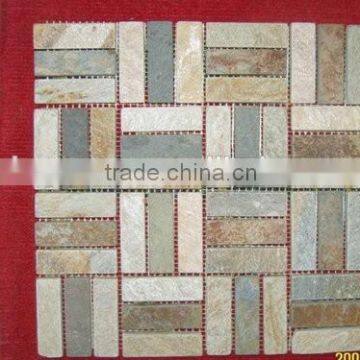 Golden Select Glass Ceramic Mosaic Wall Tile for Sale photo-2