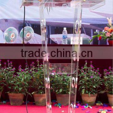 Acrylic wedding podium,Plexiglass wedding podium