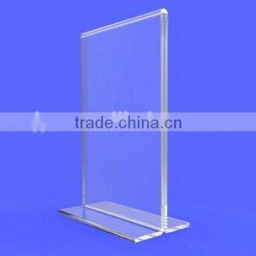High grade 4x6 acrylic menu holder for restaurant