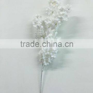 Wholesale white artificial cherry blossom branch for Christmas decor