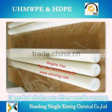 ISO9001 High quality black high-density polyethylene plastic uhmw-pe rod OD50mm/ uhmwpe rods