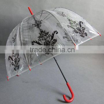 China Factory Wholesale Fashion Pvc Transparent Umbrella photo-2