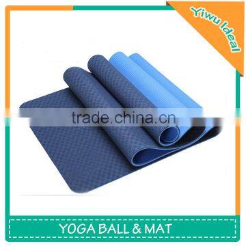 Eco-friendly Colorful Anti-slip Fancy TPE Yoga Mat photo-4
