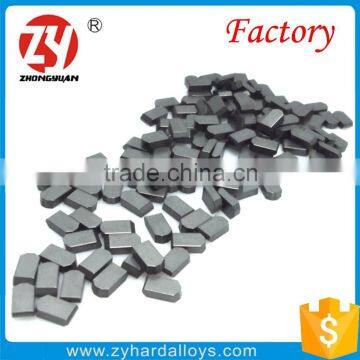 YG8 grade woodworking tungsten carbide tips, tungsten carbide tips for tct saw blade