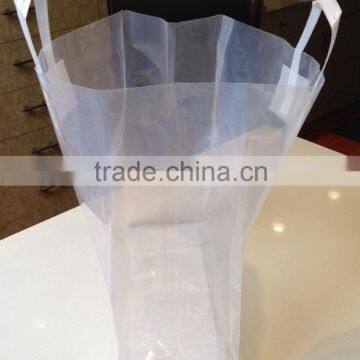 transparent HDPE bag