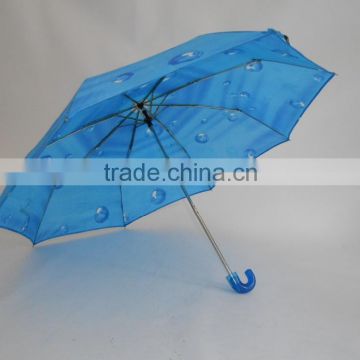 new design umbrella 3 folding clear bubble umbrella