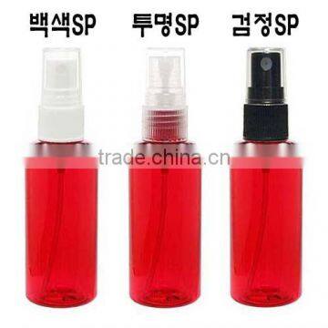 Spray cap PET bottle 70ml Red Clear