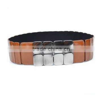 2015 fashion black wide decorative belt