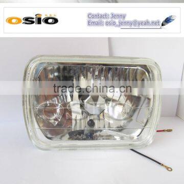 5 Inch Square BMC CRYSTAL GLASS Halogen Semi Sealed Beam
