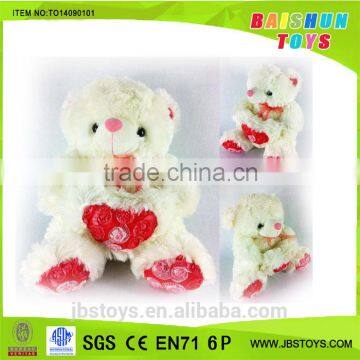 Rose bear plush doll