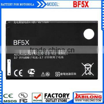 Low Price BF5X Full Capacity 1500mAh Mobile Battery for MOTOROLA MB525/ME525/ME863/XT320/XT531/XT532/XT883/XT862/Droid 3/Defy/De