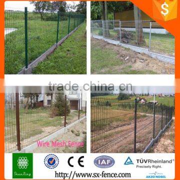 Trade Assurance Dark Green Pvc Coated Welded Mesh Fence photo-3