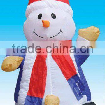 Inflatable snowman