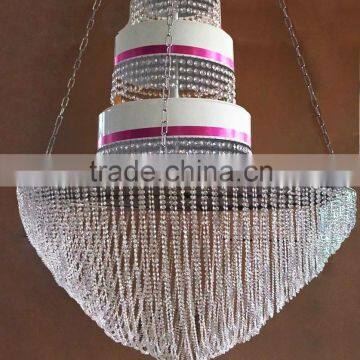 Wedding cake stand/Hanging decorative crystal wedding cake stand