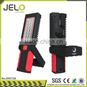 Ningbo JELO Sales promotion Super Bright 24+4LED Working Lamp 28LED Wok light Outdoor Lamp With Folding Hook Magnet