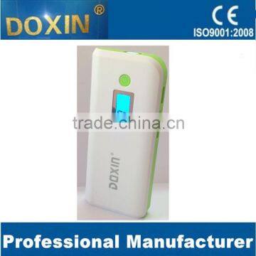 12000mAh solar charger portable power bank with LCD display