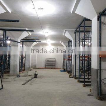 Cold Storage Room With Storage Racks Inside