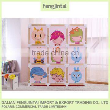 2015 hot sales high quality cartoon plastic wardrobes for children