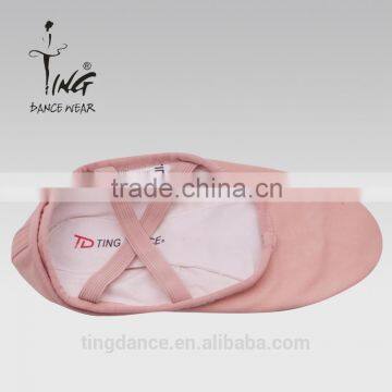 hot selling split sole canvas soft ballet dance shoe