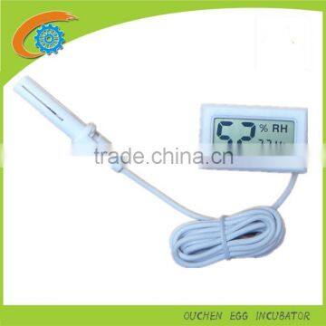 Factory Supply Large Digital Temperature and Humidity Sensor Lcd Display Egg Incubator Digital Thermometer